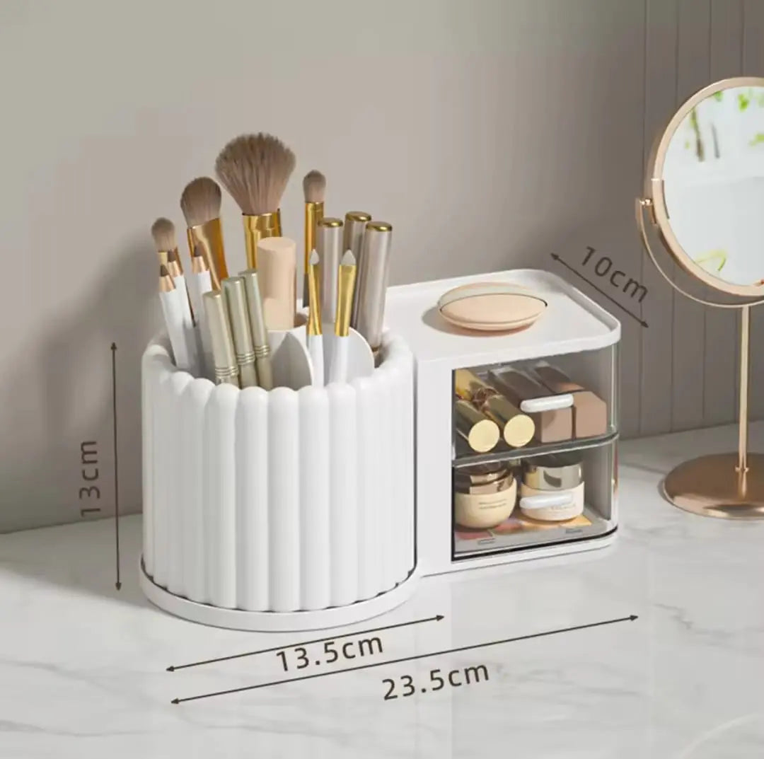 Multipurpose Nordic Style 360⁰ Rotating Makeup Brush Storage Holder