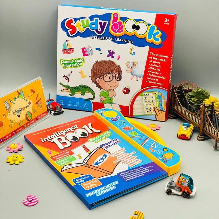 Kids Intelligence English Letters & Words Learning Sound Book - Fun Educational Toys