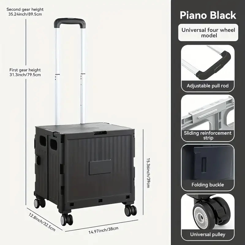 Outdoor Folding Storage Trolley Heavy Duty