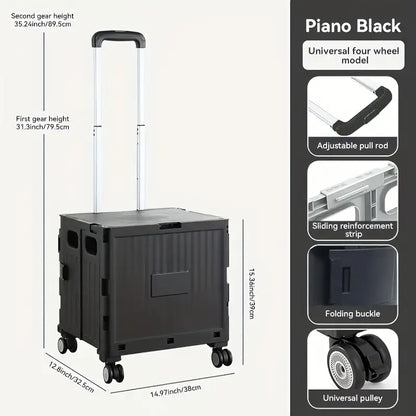 Outdoor Folding Storage Trolley Heavy Duty