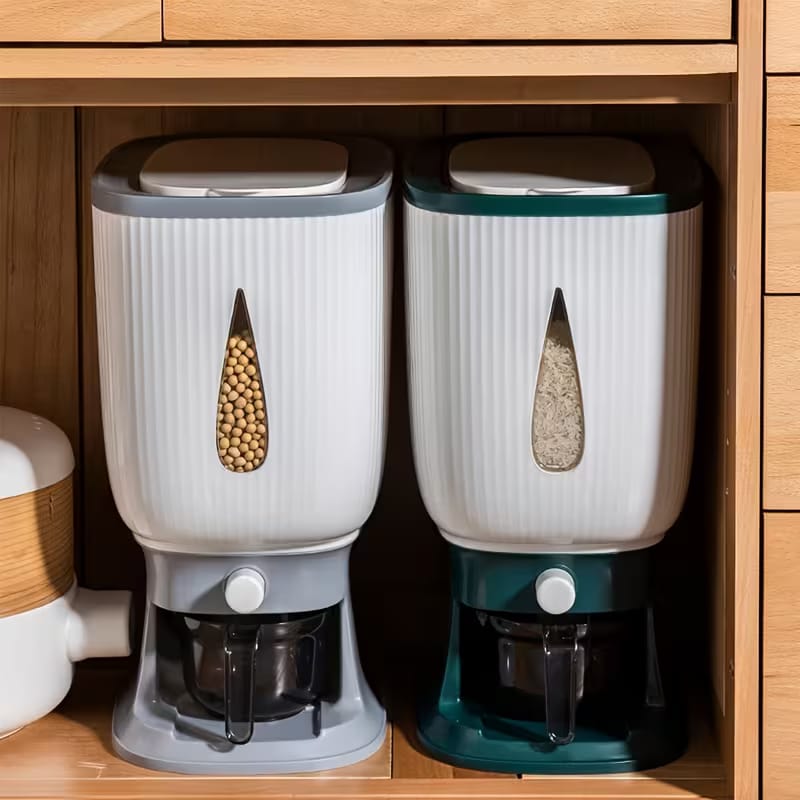 10KG Rice And Cereal Dispenser With Measuring Cup