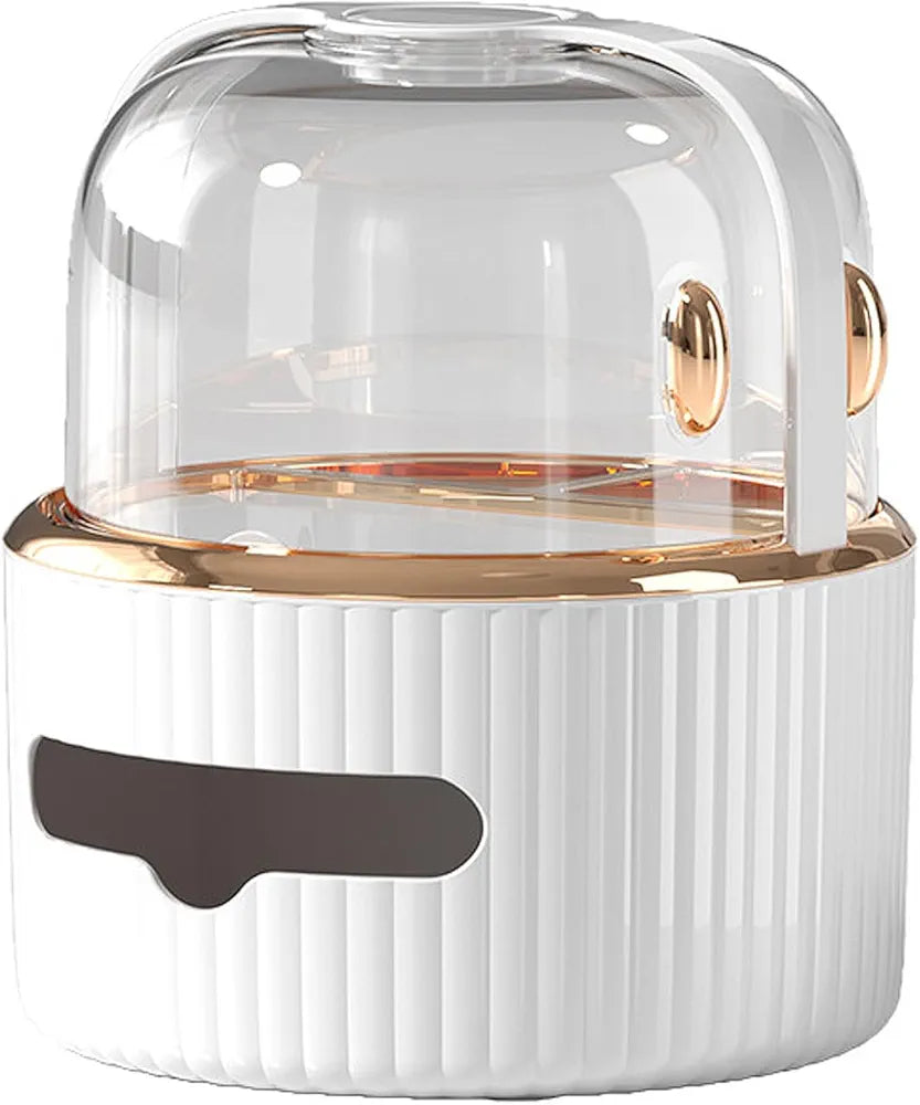 Multi-functional Desktop Tissue Box Organizers With Storage Compartments.