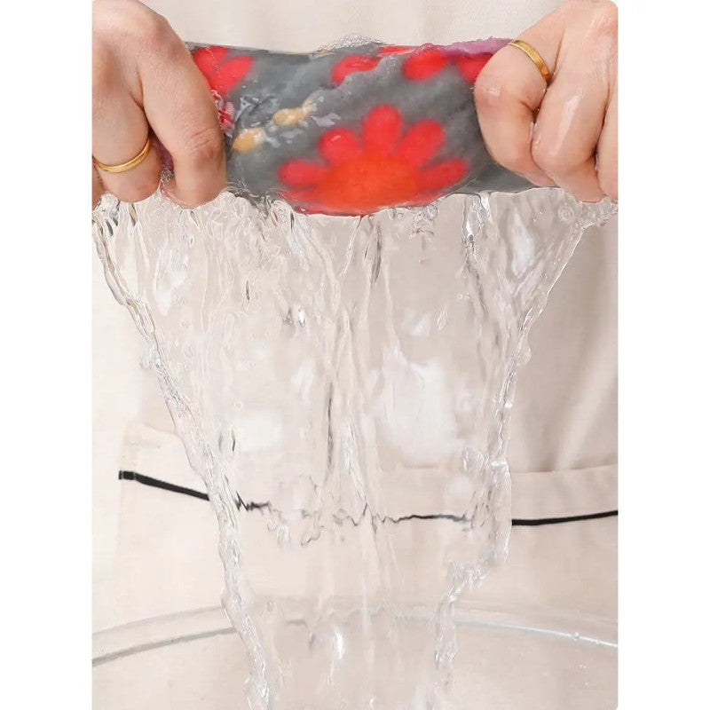 5Pcs Kitchen Cleaning Cloths Soft Absorbent Dishcloth