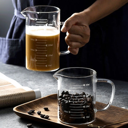 Glass Measuring Jug with Wood Lid