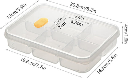 6 Portion Portable Refrigerator Food Storage Box