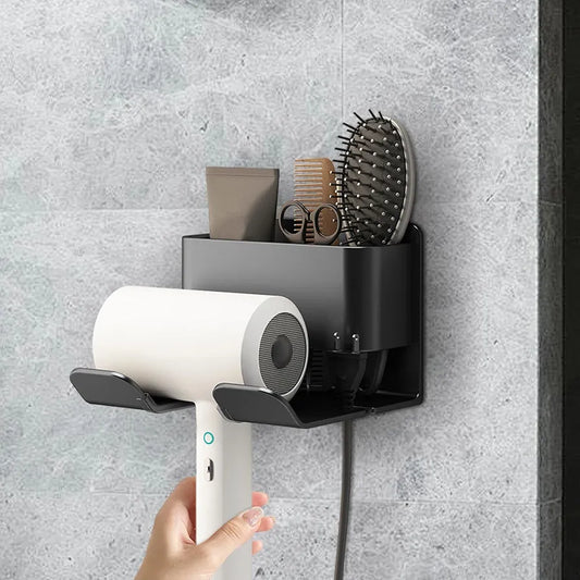 Wall Mounted Hair Dryers and Styling tools Organizer