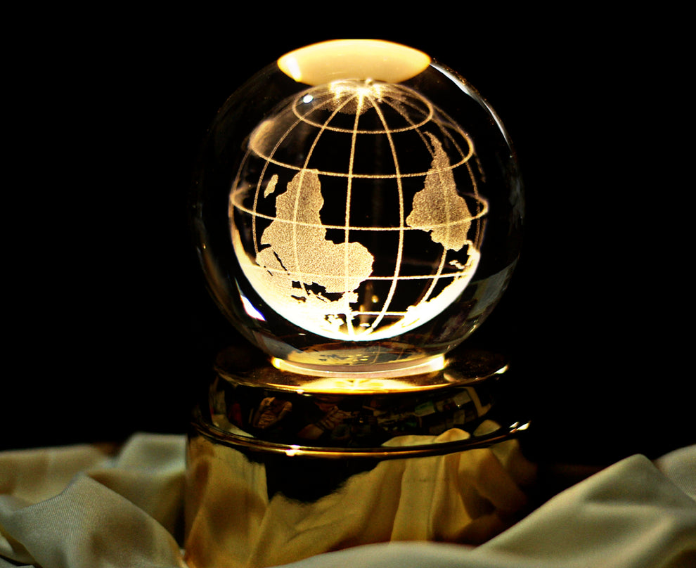 Crystal Rotating Ball Lights