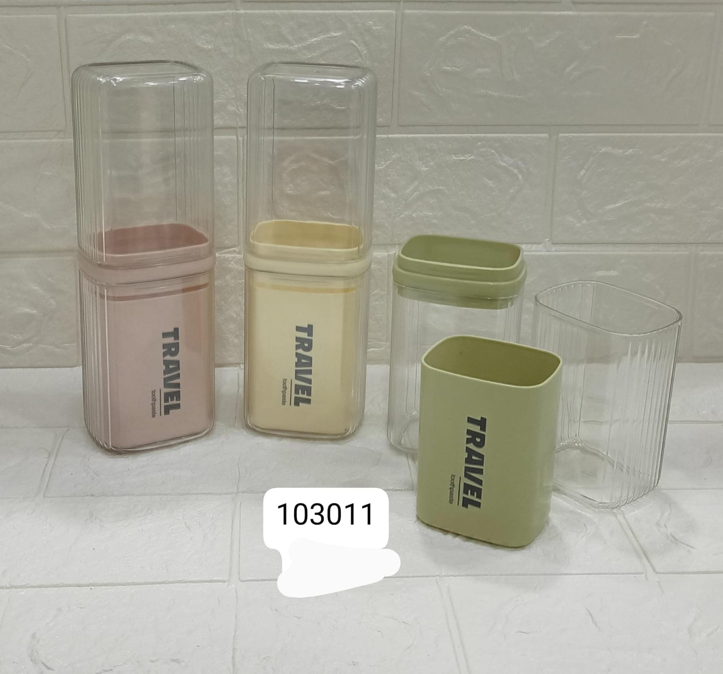 Multifunctional Portable Acrylic Toothbrush Holder
