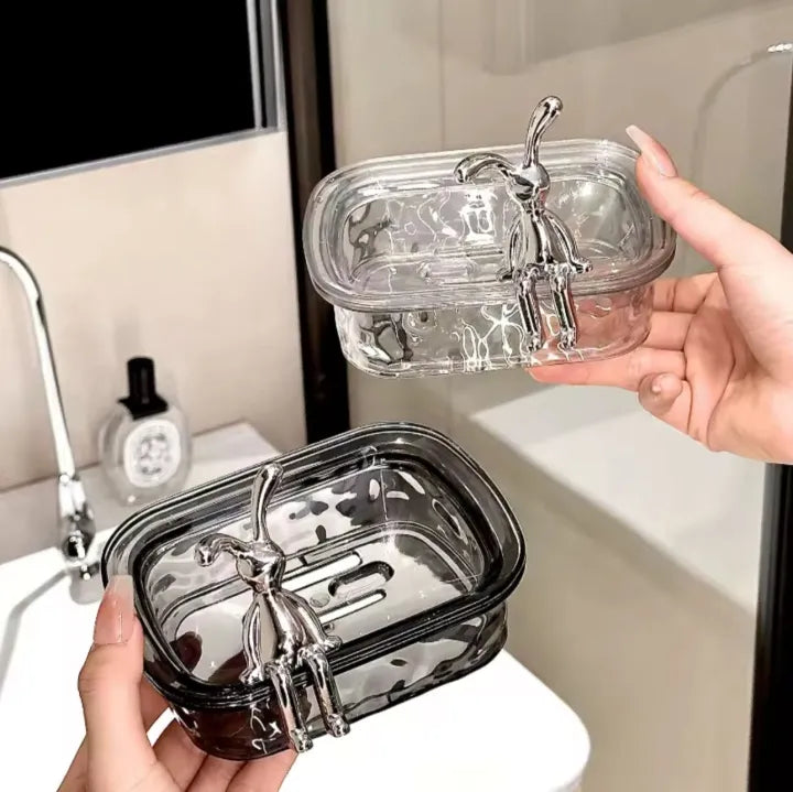 Acrylic Rabit Decor Soap Dish