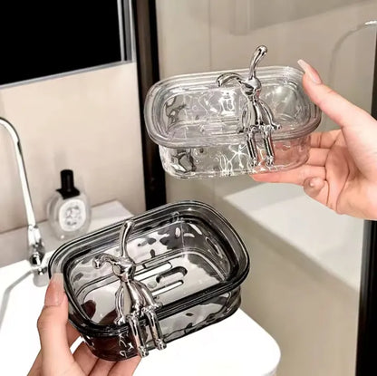 Acrylic Rabit Decor Soap Dish
