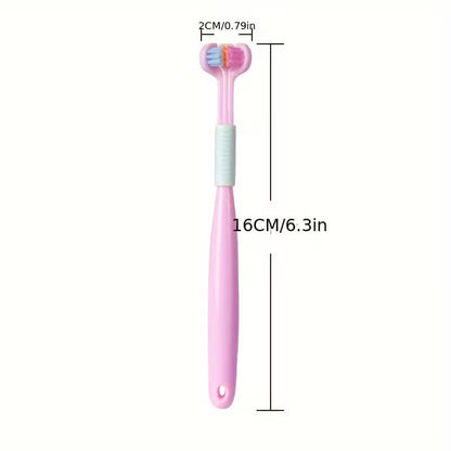 3 Sided Toothbrush Safety Toothbrush