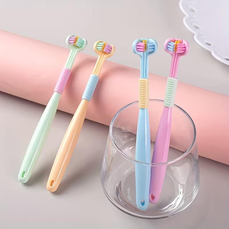 3 Sided Toothbrush Safety Toothbrush