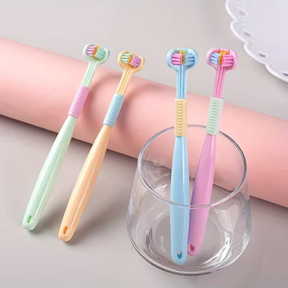 3 Sided Toothbrush Safety Toothbrush