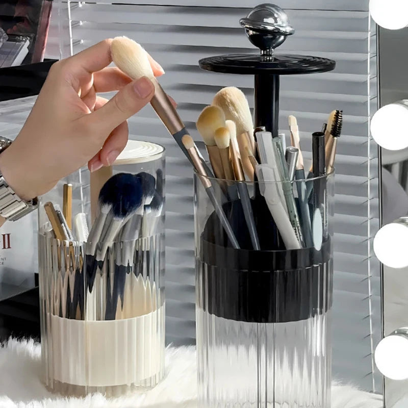 Push-Down & Pop-up - Modern Brushes Holder