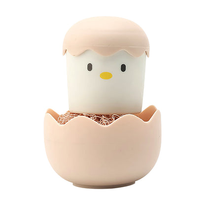 Egg Shell Microfiber Cleaning Brush