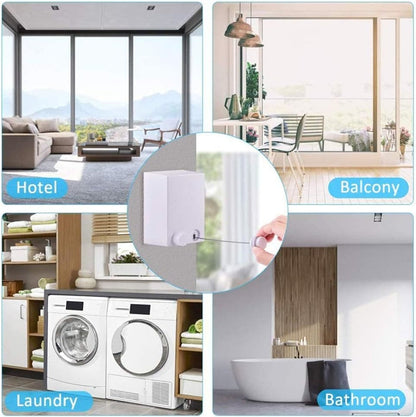 wall-Mounted Telescopic Clothesline