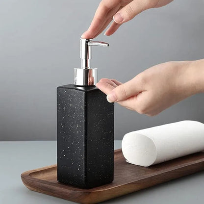 Soap Pump Dispenser Set Glass Material