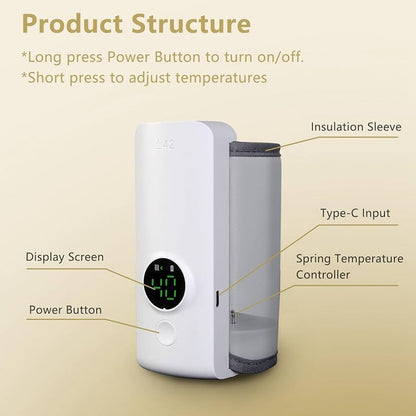 Portable Rechargeable Feeder Warmer Bottle