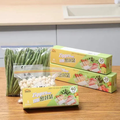 Zippe Sealed Bag, Wrap Plastic Packaging Bags Food Storage Bag Reusable Sealing Refrigerator