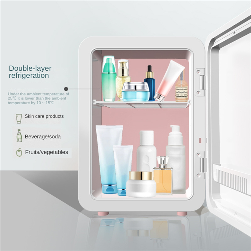 Mini Makeup Fridge :
AC/DC Cooler & Warmer for Beauty & Skincare | Home & Car Use