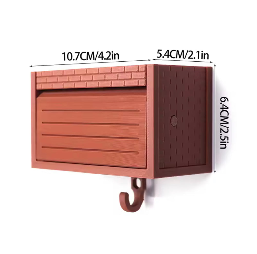 Wall Mounted Car Garage Keys Holder With Model Car Toy
