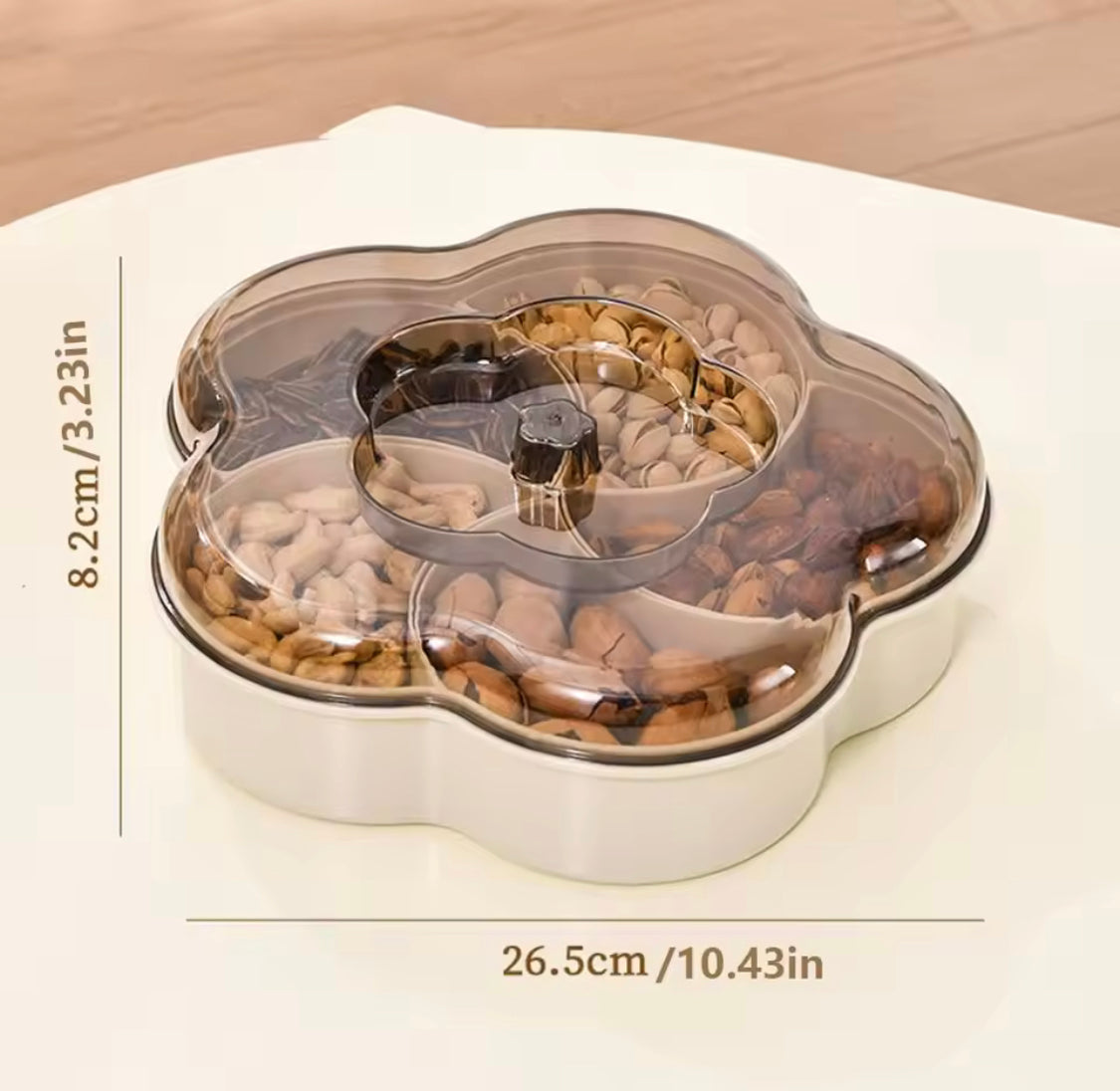 Flower Shaped Multipurpose Serving Tray Dish
