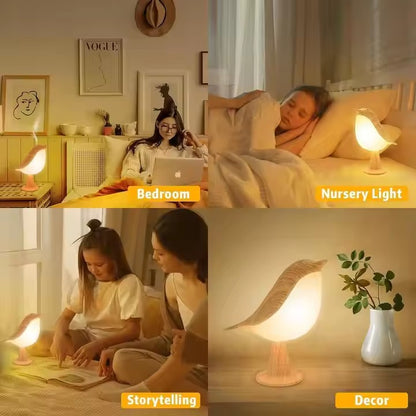 Rechargeable Sparrow Bird Shaped Table Lamp