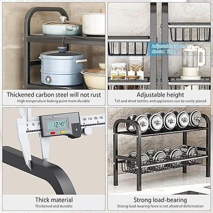 Multipurpose Used Under Sink Adjustable Storage Rack Heavy Quality