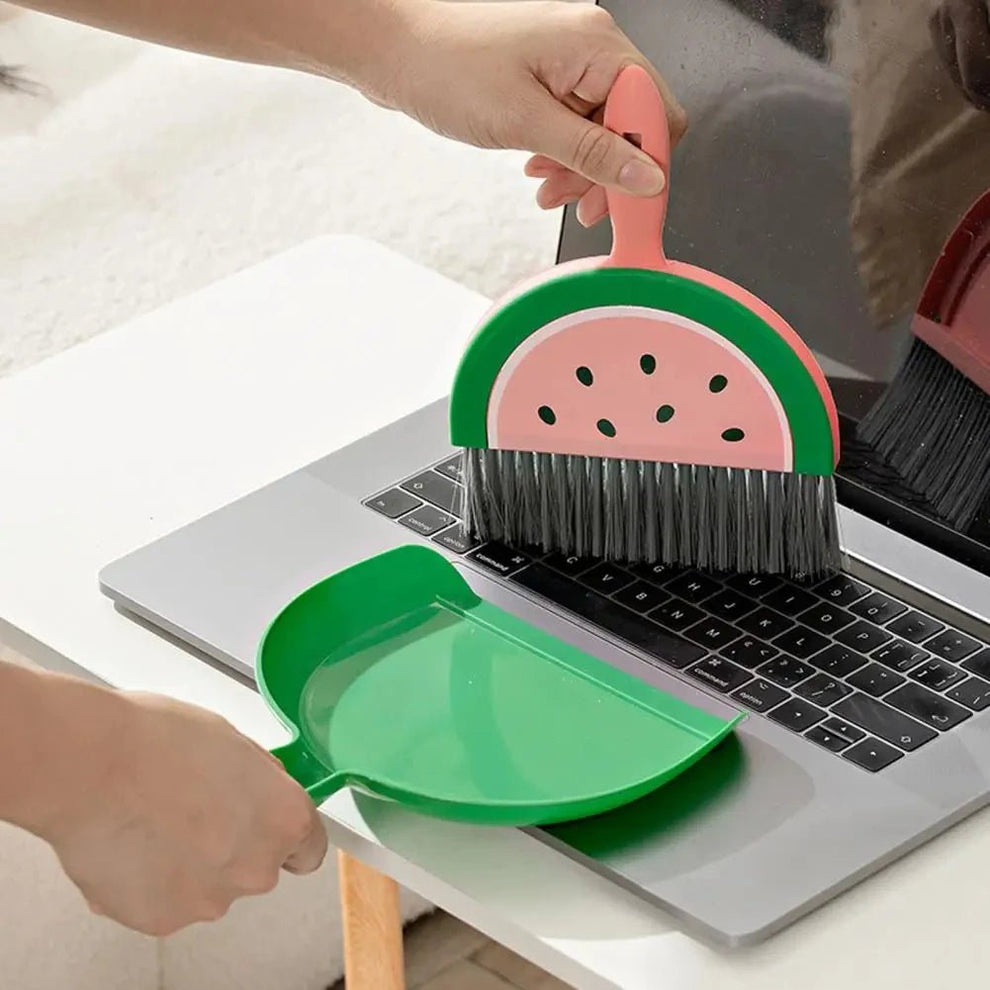 Mini Desktop Broom & Dustpan Set