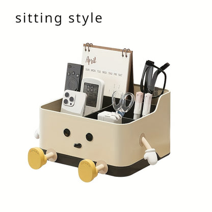 Cute Cartoon Style Desktop Storage Box
