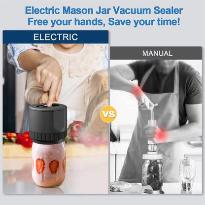 Electric Mason Jar Automatic Vacuum Sealer Kit