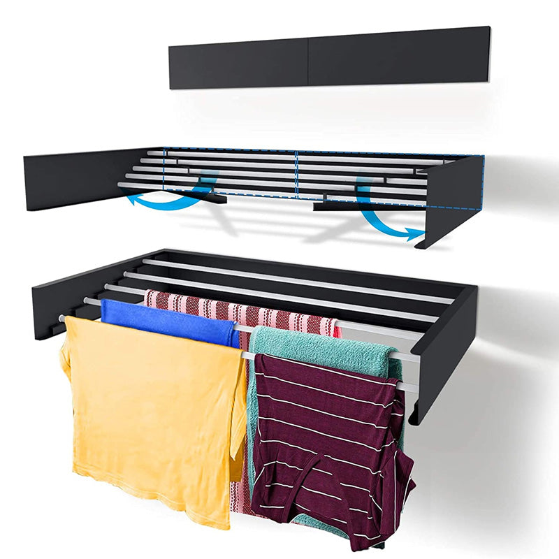 Wall Mounted Foldable Aluminum Drying Rack