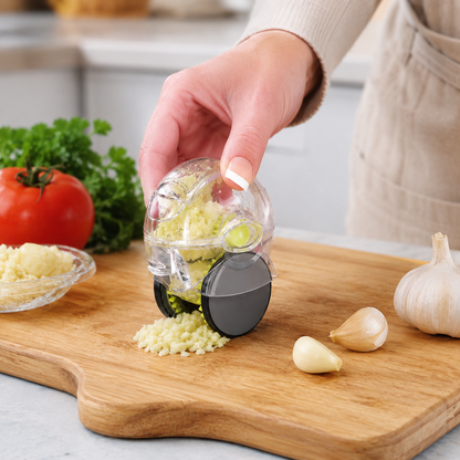 Mini Wheel Garlic Crusher