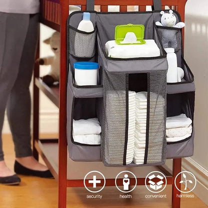 Baby Nursery Organizer Baby's Bedside Storage Bag