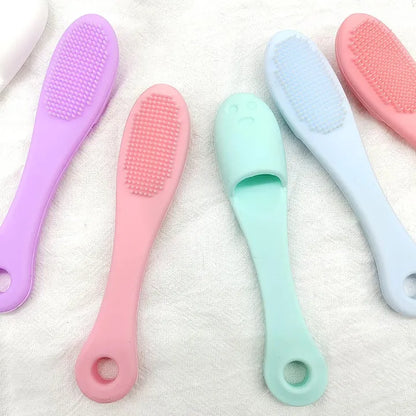 Soft Silicone Facial Cleansing Brush (Pack Of 3)