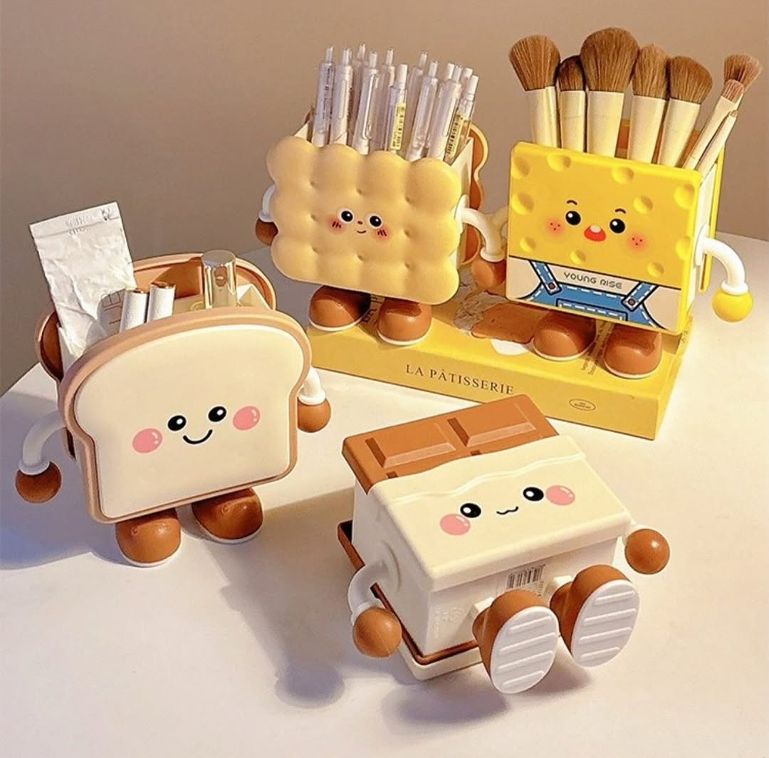 Snack Buddy Cute Multipurpose Pen Holder