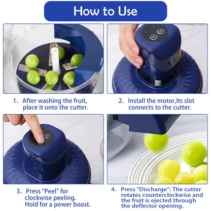 Premium Multi-Purpose Fruit & Vegetable Peeler – Stainless Steel Blade