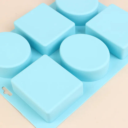 6-Cavity Tropical Leaf Silicone Mold Used For DIY Soap