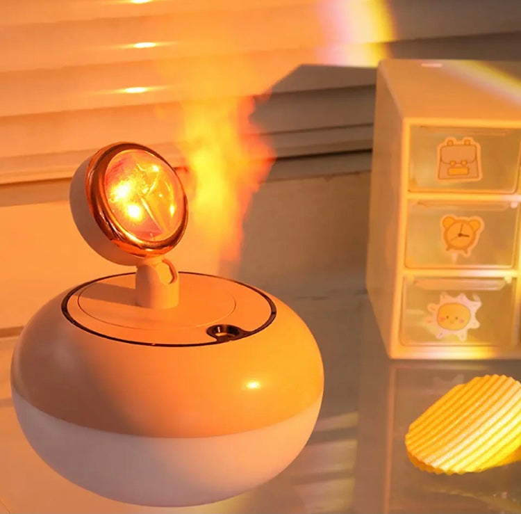 Portable Sunset Light Lamp With Humidifier