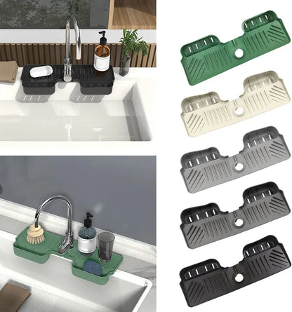 Silicone Sink Matt With Sponge Holder Premium Quality