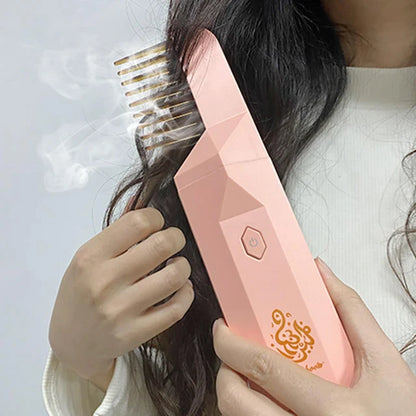 Portable 2-in-1 Rechargeables Bakhoor Aroma Hair Comb