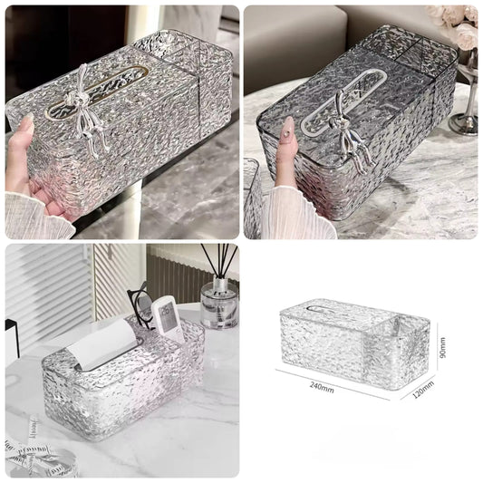 Multipurpose Luxury Pattern Glacier Tissue Box