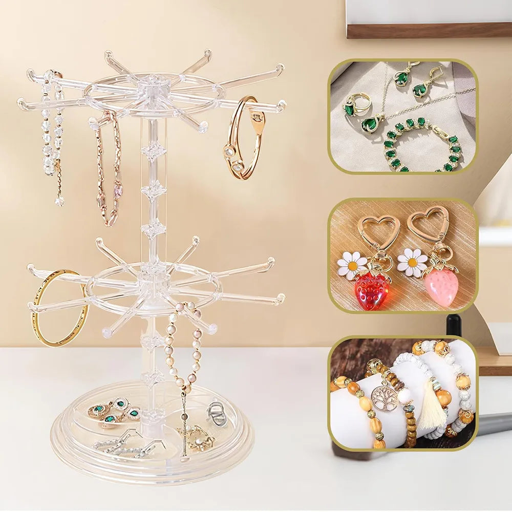 2 Tier Jewelry Organizer Stand