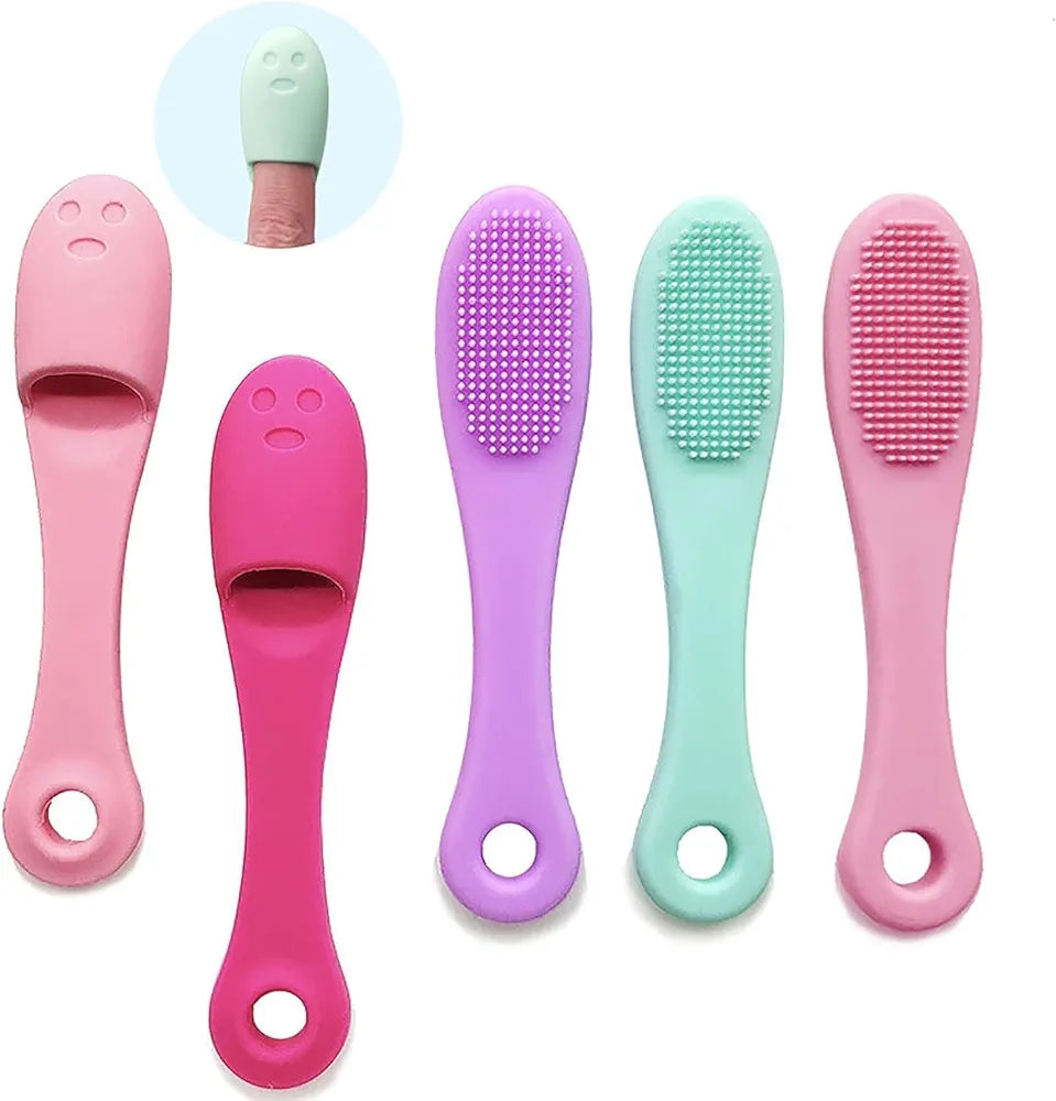 Soft Silicone Facial Cleansing Brush (Pack Of 3)