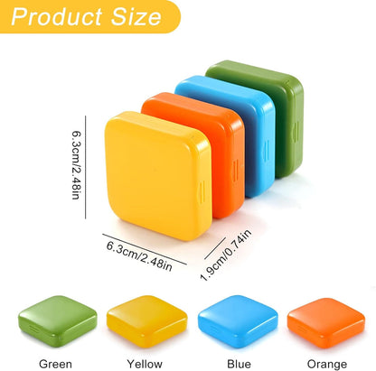 Portable Mini Pills Box 2 Compartments