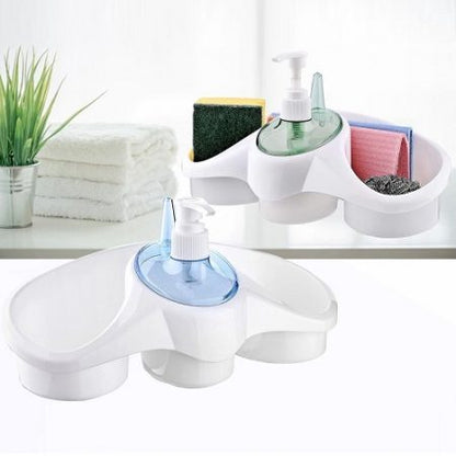 Liquid Soap Dispenser And Sponge Holder