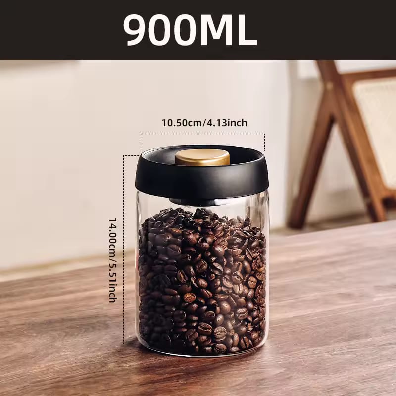 Modern Design Lock Airtight Glass Jars Multipurpose (3 Sizes Available)