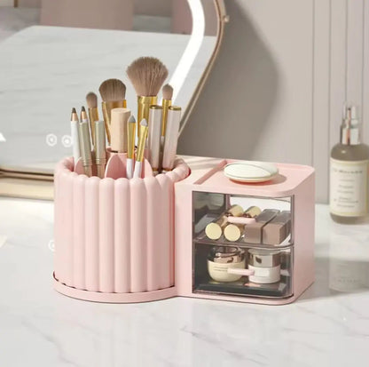 Multipurpose Nordic Style 360⁰ Rotating Makeup Brush Storage Holder