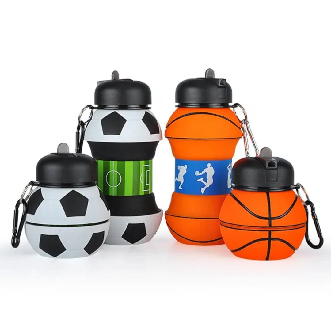 Collapsable Silicone Sports Water Bottles
