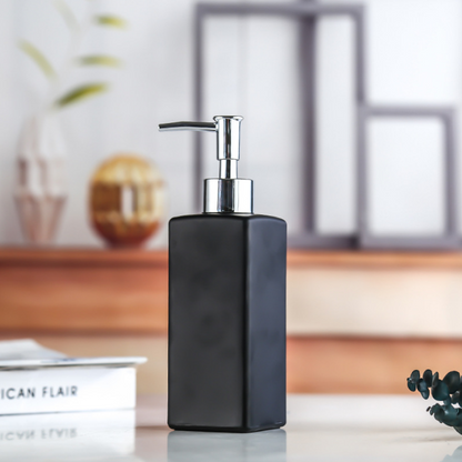 Soap Pump Dispenser Set Glass Material